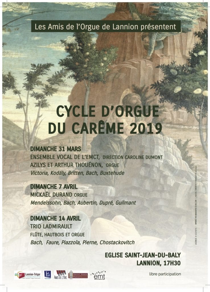 Affiche du cycle du Carême 2019 du 31 mars au 14 avril