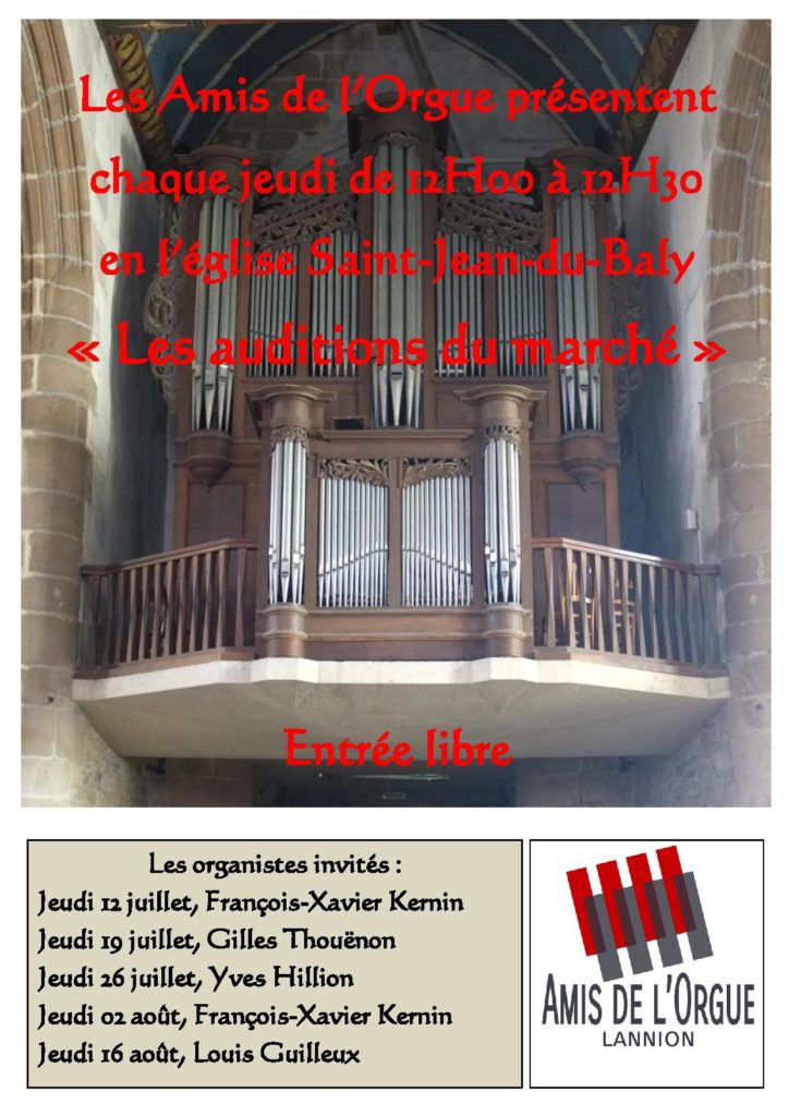affiche auditions été 2018
